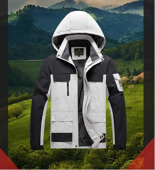 Big guys Sports And Leisure Hooded Hiking Jacket